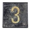 Image 1 : Doctor Who - Original Grave marker Number '3' from Remembrance of The Daleks (1988), 31 x 31 cm