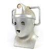 Image 2 : Doctor Who - Replica Cyberman helmet of The Wheel In Space (1968) with backplate made by Sevans with
