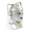 Image 3 : Doctor Who - Replica Cyberman helmet of The Wheel In Space (1968) with backplate made by Sevans with