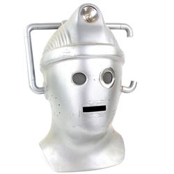 Doctor Who - Replica Cyberman helmet from Moonbase and Tomb of the Cybermen (1967), 38cm high.