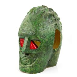 Doctor Who - The Ice Warriors (1967), replica Ice Warrior helmet, 30cm high.