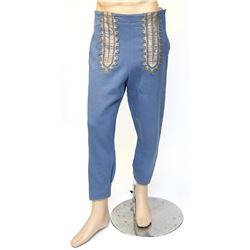 DÃ©sirÃ©e (1954) - Michael Rennie as Jean-Baptiste Bernadotte, production made royal blue trousers w
