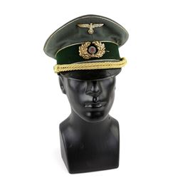 Hogan's Heroes (American Sitcom, 1965-1971) - Production used German officer's cap. Marks within inc