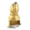 Image 1 : Flash Gordon (sci-fi film serial, 1936) - Production used Ming Guard helmet, painted in gold, with l