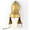 Image 2 : Flash Gordon (sci-fi film serial, 1936) - Production used Ming Guard helmet, painted in gold, with l