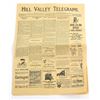 Image 1 : Back To The Future 3 (1990) A prop Hill Valley Telegraph from 1885. This newspaper was custom-printe