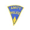 Image 1 : Jaws (1975) - â€˜Amity Policeâ€™ Uniform Patch.Triangular cotton costume patch, bearing â€˜Amity Pol