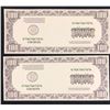 Image 1 : The Dark Knight (2008) - Set of 2 Unburnt Bank Notes
