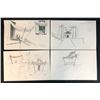 Image 1 : Stargate (1994) - Set of 4 Hand Drawn Pyramid Construction Drawings