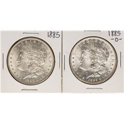 Lot of 1885 & 1885-O $1 Morgan Silver Dollar Coins