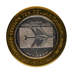 .999 Silver McCarran International Airport Las Vegas, NV $10 Limited Gaming Toke