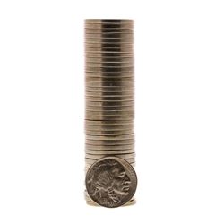 Roll of (40) Brilliant Uncirculated 1938-D Buffalo Nickel Coins
