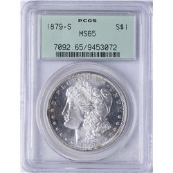 1879-S $1 Morgan Silver Dollar Coin PCGS MS65