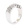 Image 4 : 18KT White Gold 1.52 ctw Diamond Wedding Band