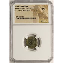 Constantine I, 307-337 AD Ancient Roman Empire Coin NGC VF
