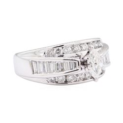 14KT White Gold 1.65 ctw Diamond Ring