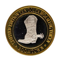 .999 Fine Silver Boomtown Reno, Nevada $10 Limited Edition Gaming Token