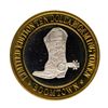 Image 1 : .999 Fine Silver Boomtown Reno, Nevada $10 Limited Edition Gaming Token