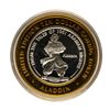 Image 2 : .999 Fine Silver Aladdin Casino Las Vegas, NV $10 Limited Edition Gaming Token
