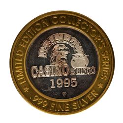 .999 Fine Silver Rainbow Casino & Bingo $10 Limited Edition Gaming Token