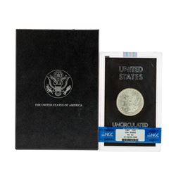 1887 $1 Morgan Silver Dollar Coin NGC MS63 GSA Hoard w/ Box