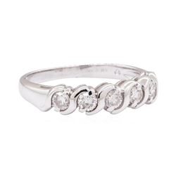 14KT White Gold 0.50 ctw Diamond Lady's Band