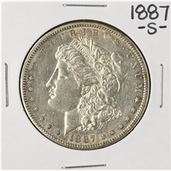 1887-S $1 Morgan Silver Dollar Coin