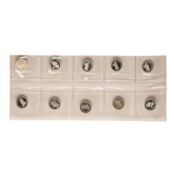 Lot of (10) Disney Mickey & Minnie Mouse 1/20 oz. .999 Fine Silver Coin Rounds