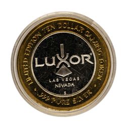 .999 Fine Silver Luxor Las Vegas, NV $10 Limited Edition Gaming Token