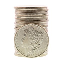 Roll of (20) Brilliant Uncirculated 1886 $1 Morgan Silver Dollar Coins