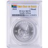 Image 1 : 2018 South Africa Krugerrand Silver Coin PCGS MS70 First Issue