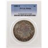 Image 1 : 1880-S $1 Morgan Silver Dollar Coin PCGS MS64 Amazing Toning