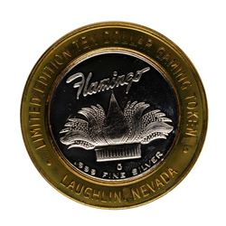 .999 Fine Silver Flamingo Laughlin, Nevada $10 Limited Edition Gaming Token