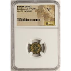 Constans, 337-350 AD Ancient Roman Empire Coin NGC VF