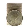 Image 2 : Roll of (20) Brilliant Uncirculated 1923 $1 Peace Silver Dollar Coins