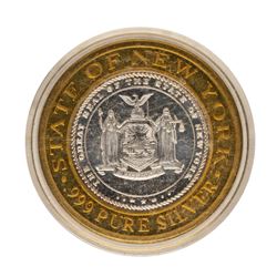 .999 Fine Silver Foxwoods Casino New York $10 Limited Edition Gaming Token