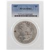 Image 1 : 1887 $1 Morgan Silver Dollar Coin PCGS MS63