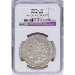 1889-CC $1 Morgan Silver Dollar Coin NGC AU Details