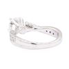Image 3 : 14KT White Gold 0.89 ctw Diamond Wedding Ring