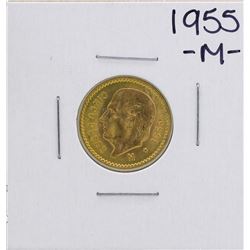 1955 Cinco Pesos Gold Coin