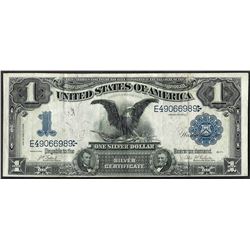1899 $1 Black Eagle Silver Certificate Note