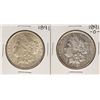 Image 1 : Lot of 1891 & 1891-O $1 Morgan Silver Dollar Coins
