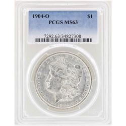 1904-O $1 Morgan Silver Dollar Coin PCGS MS63