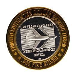 .999 Silver McCarran International Airport Las Vegas, NV $10 Limited Gaming Toke