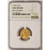 Image 1 : 1928 $2 1/2 Indian Head Quarter Eagle Gold Coin NGC Unc Details