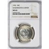 Image 1 : 1952 Washington-Carver Commemorative Half Dollar Coin NGC MS65