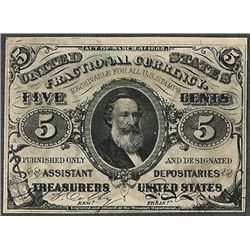 March 3, 1862 Third Issue 5 Cent Fractional Currency Note