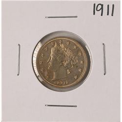 1911 Liberty V Nickel Coin