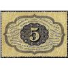 Image 2 : July 17, 1862 Five Cent First Issue Fractional Currency Note