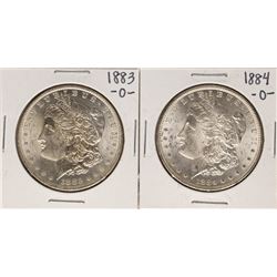 Lot of 1883-O & 1884-O $1 Morgan Silver Dollar Coins